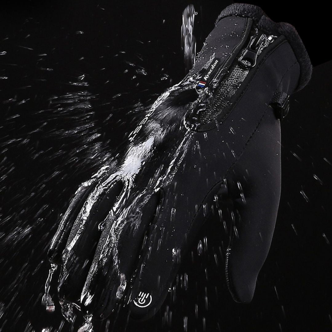 Gants Hiver avec Fonction Écran Tactile et Fermeture à Glissière | Idéal pour les Activités Extérieures