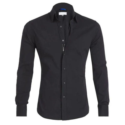 Chemise Slim Fit À Manches Longues Pour Homme | Idéal Pour Usage Quotidien