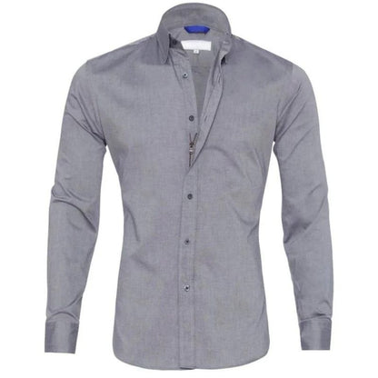 Chemise Slim Fit À Manches Longues Pour Homme | Idéal Pour Usage Quotidien