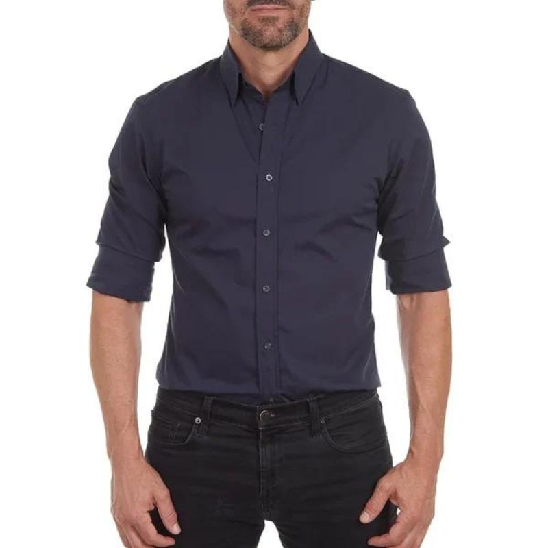 Chemise Slim Fit À Manches Longues Pour Homme | Idéal Pour Usage Quotidien