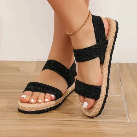 Sandales Ouvertes Avec Détail Nœud Pour Femmes | Idéal Pour L’été