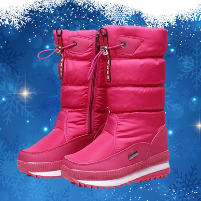 Bottes D’Hiver avec Semelle Antidérapante pour Femme | Idéales pour Temps Froid