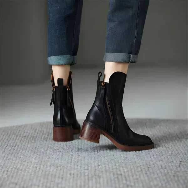 Bottines d’Hiver à Plateforme avec Coupe Montante pour Femmes | Idéal pour l’Hiver