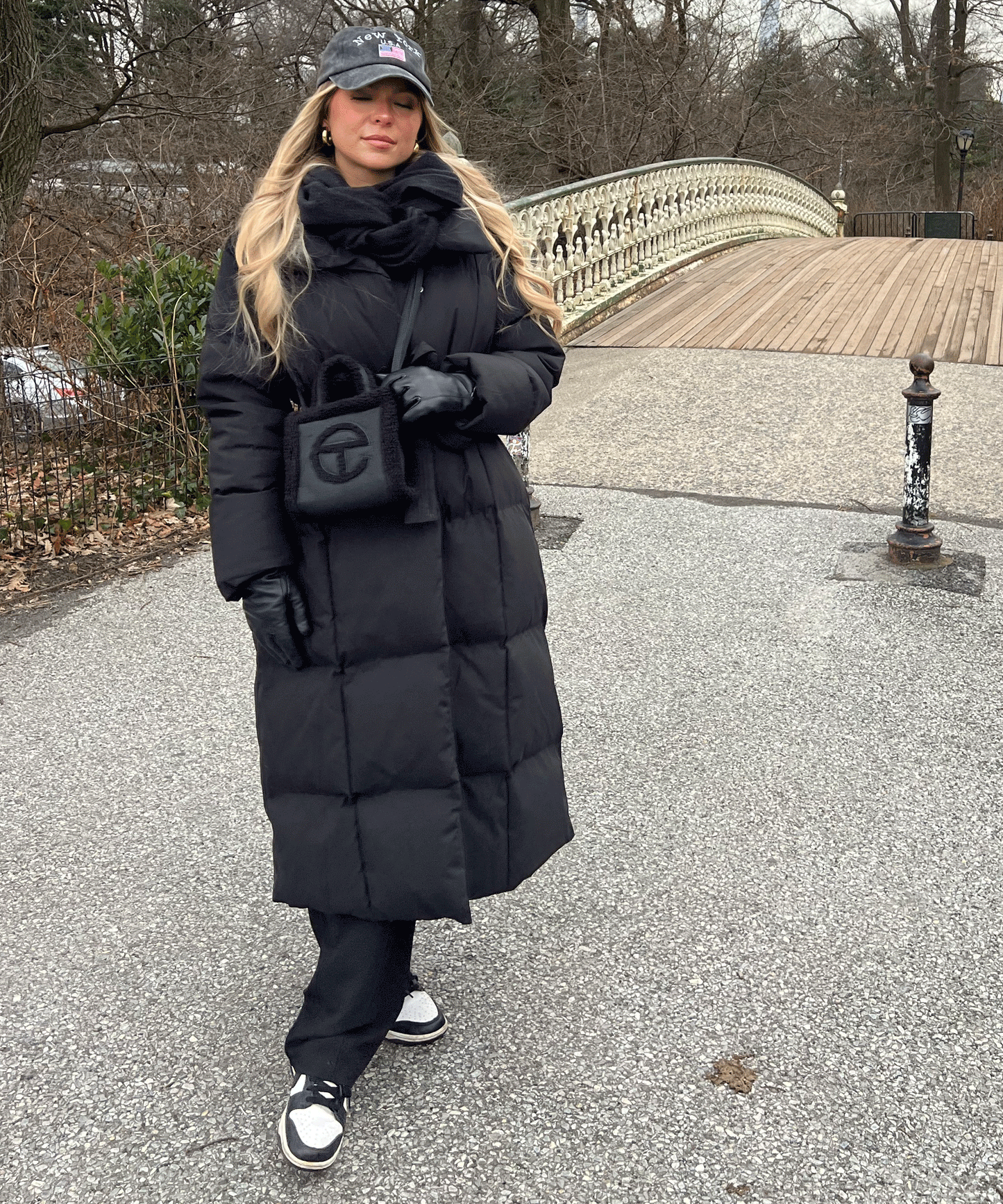 Parka matelassée à ceinture pour femmes