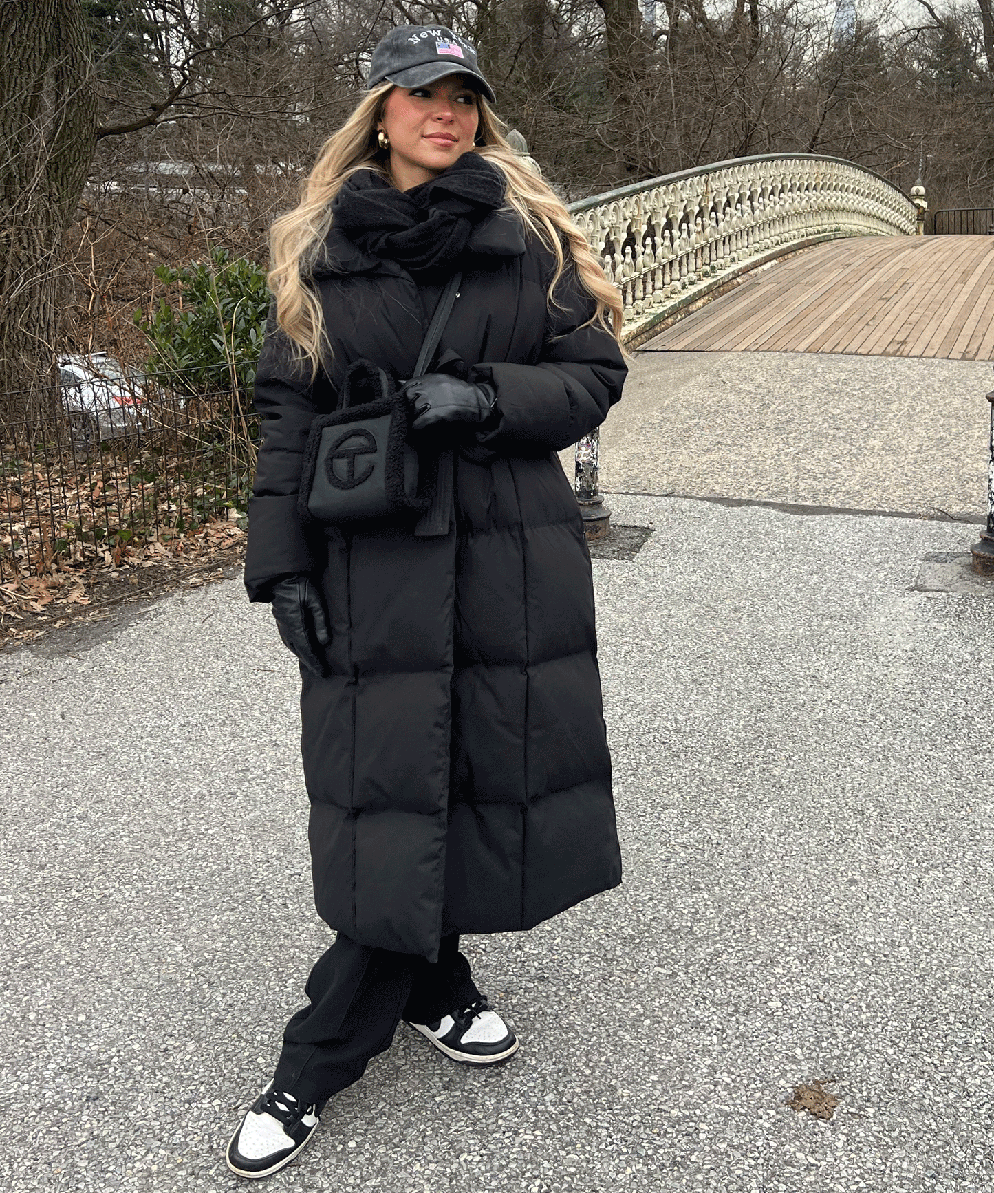 Parka matelassée à ceinture pour femmes