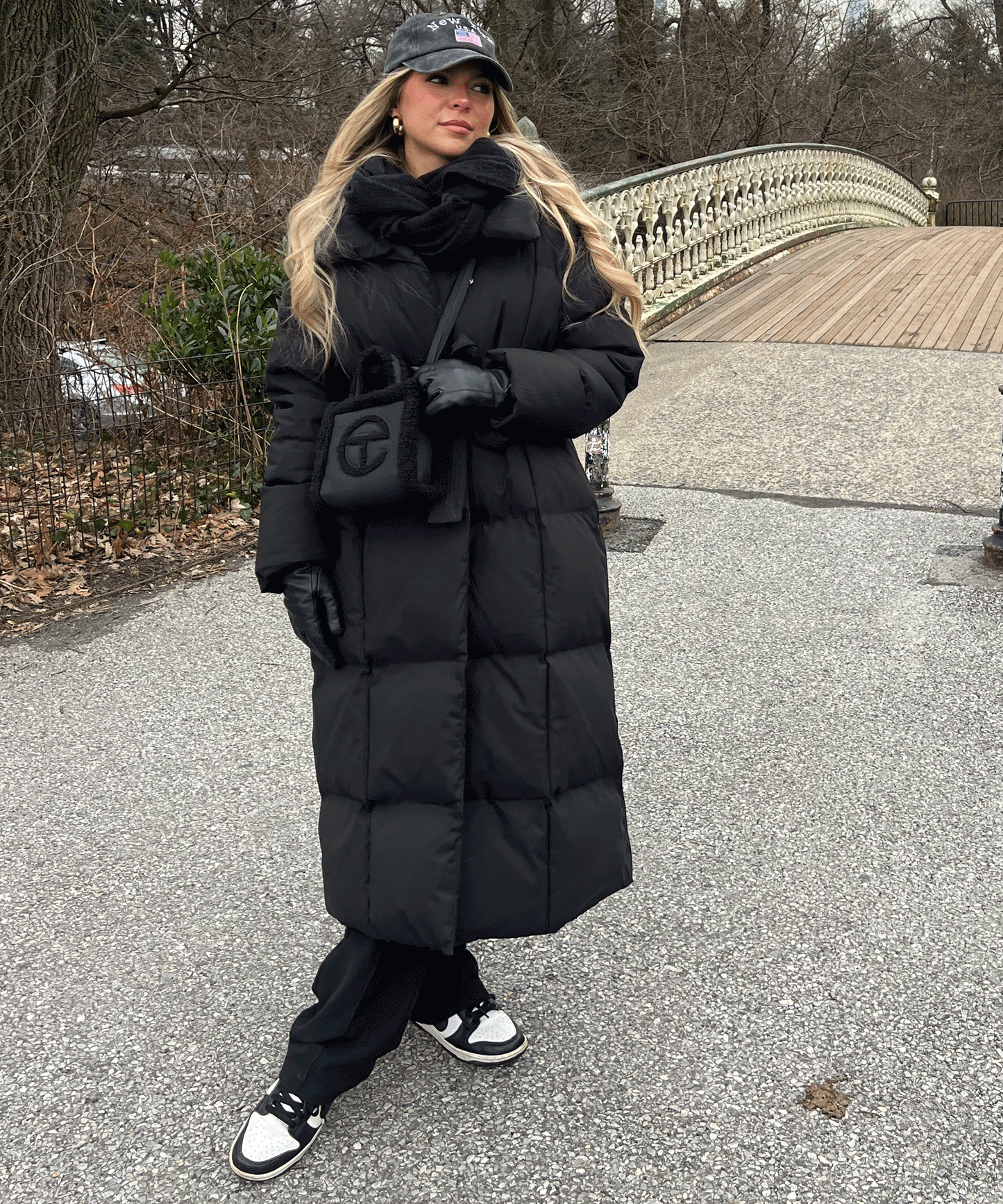 Parka matelassée à ceinture pour femmes