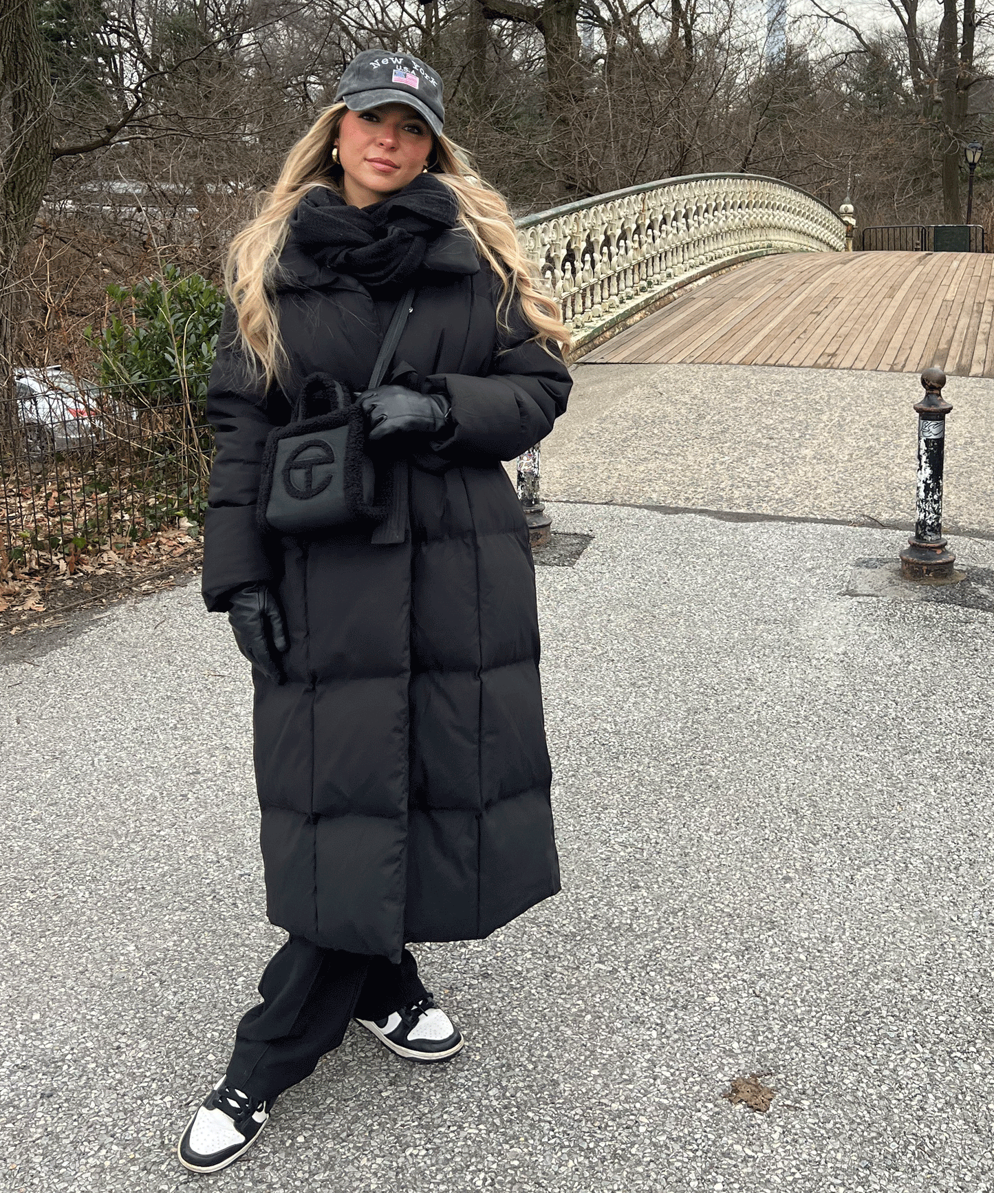 Parka matelassée à ceinture pour femmes