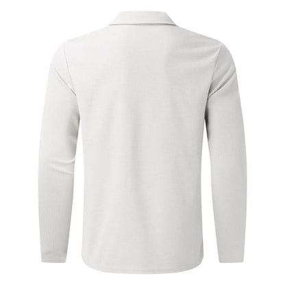 Ensemble Homme avec Polo Manches Longues Et Pantalon De Survêtement | Usage Quotidien Décontracté