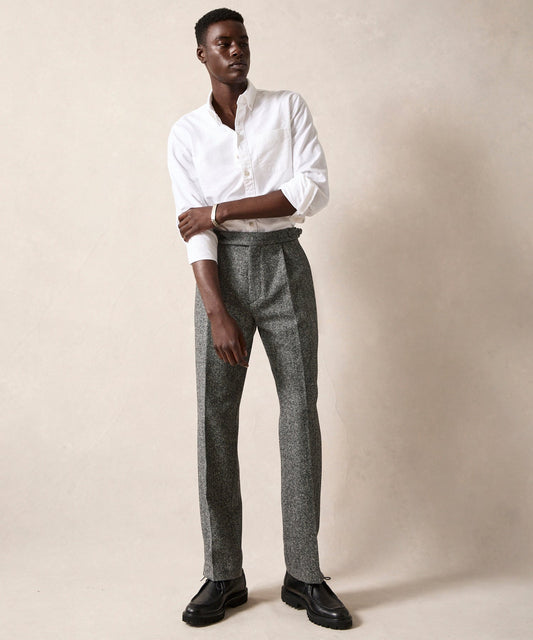 Pantalon Uni Avec Coupe Droite Et Ajusteurs Latéraux Pour Homme | Idéal Pour Usage Formel