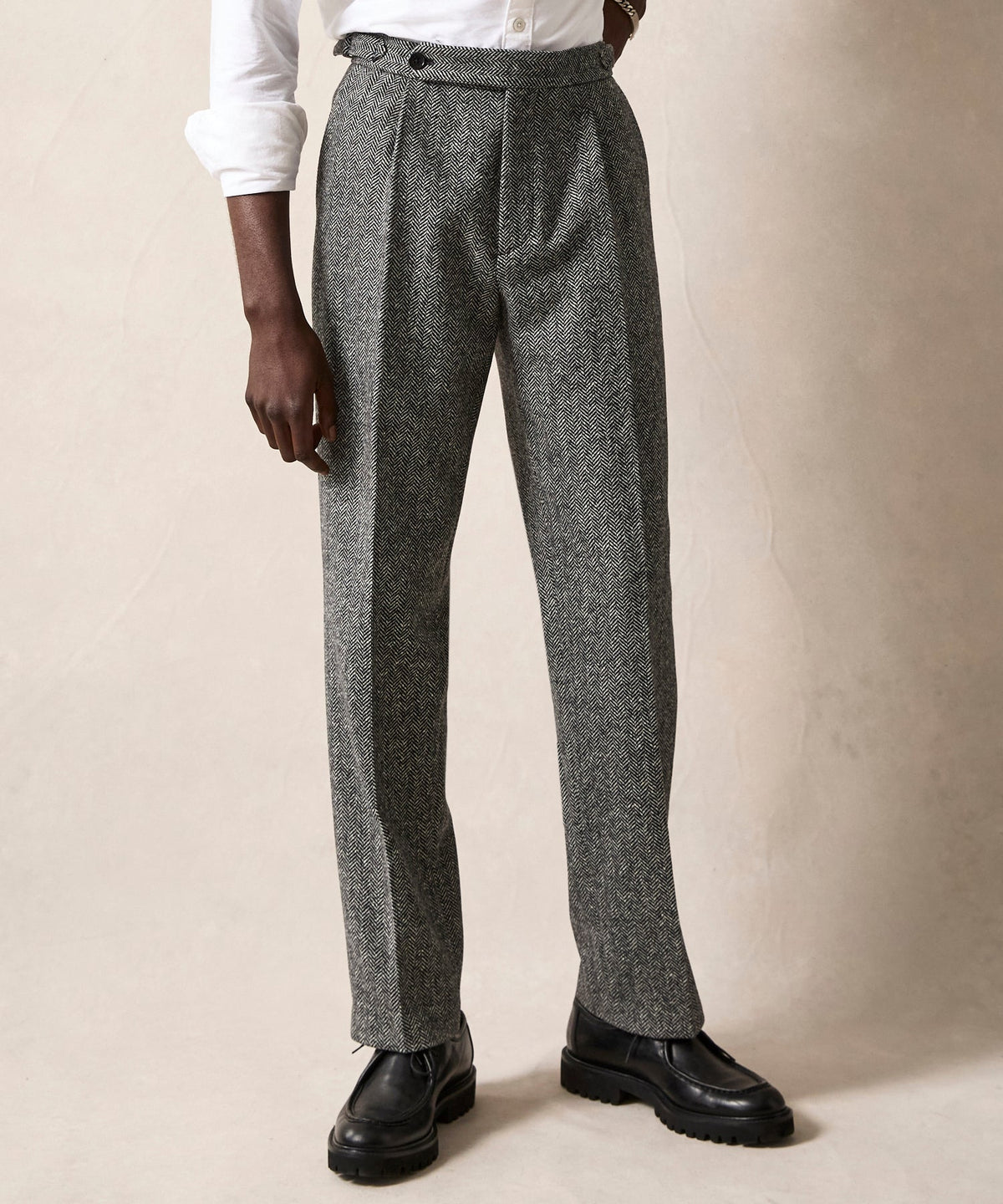 Pantalon à Coupe Droite avec Ajusteurs Latéraux pour Homme | Idéal pour les Occasions Formelles
