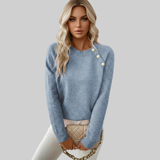 Pull En Maille Avec Détails Perles Pour Femme | Idéal Pour Usage Quotidien