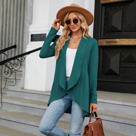 Gilet Texturé avec Coupe Droite pour Femmes | Idéal pour l'Automne
