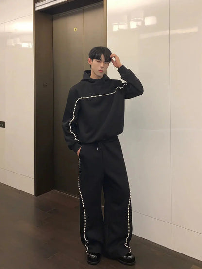 Ensemble Deux Pièces avec Haut Manches Longues et Pantalon pour Homme | Idéal pour un Usage Quotidien