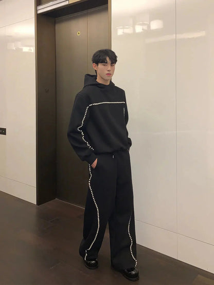 Ensemble Deux Pièces avec Haut Manches Longues et Pantalon pour Homme | Idéal pour un Usage Quotidien