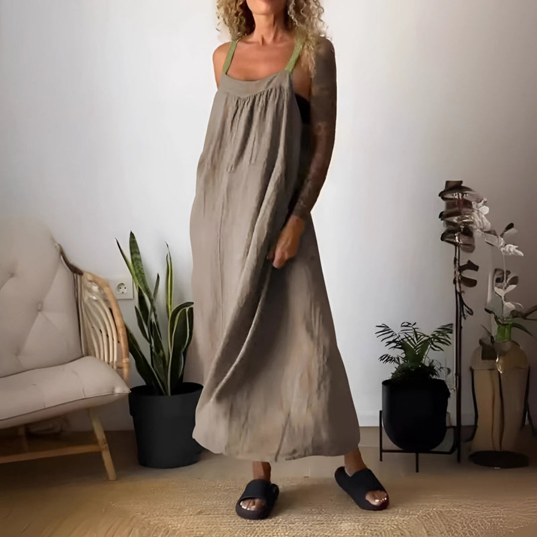 Robe d’Été à Coupe Évasée pour Femme | Idéale pour les Journées Estivales et les Sorties Décontractées