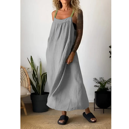 Robe d’Été à Coupe Évasée pour Femme | Idéale pour les Journées Estivales et les Sorties Décontractées