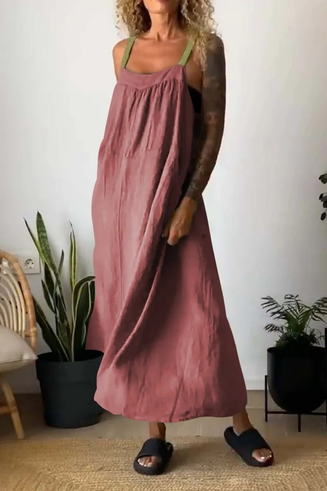 Robe d’Été à Coupe Évasée pour Femme | Idéale pour les Journées Estivales et les Sorties Décontractées