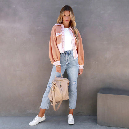Veste Courte pour Femme Avec Coupe Droite | Idéal pour Saison Froide