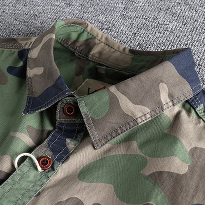 Chemise Slim Fit À Motif Camouflage Pour Homme | Idéal Pour Tenues Décontractées