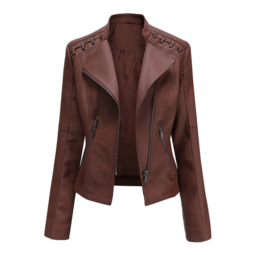 Veste Zippée avec Col Montant pour Femme | Idéale pour la Mi-Saison