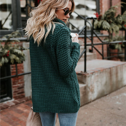 Pull Tricoté pour Femme en Polyester | Coupe Ajustée