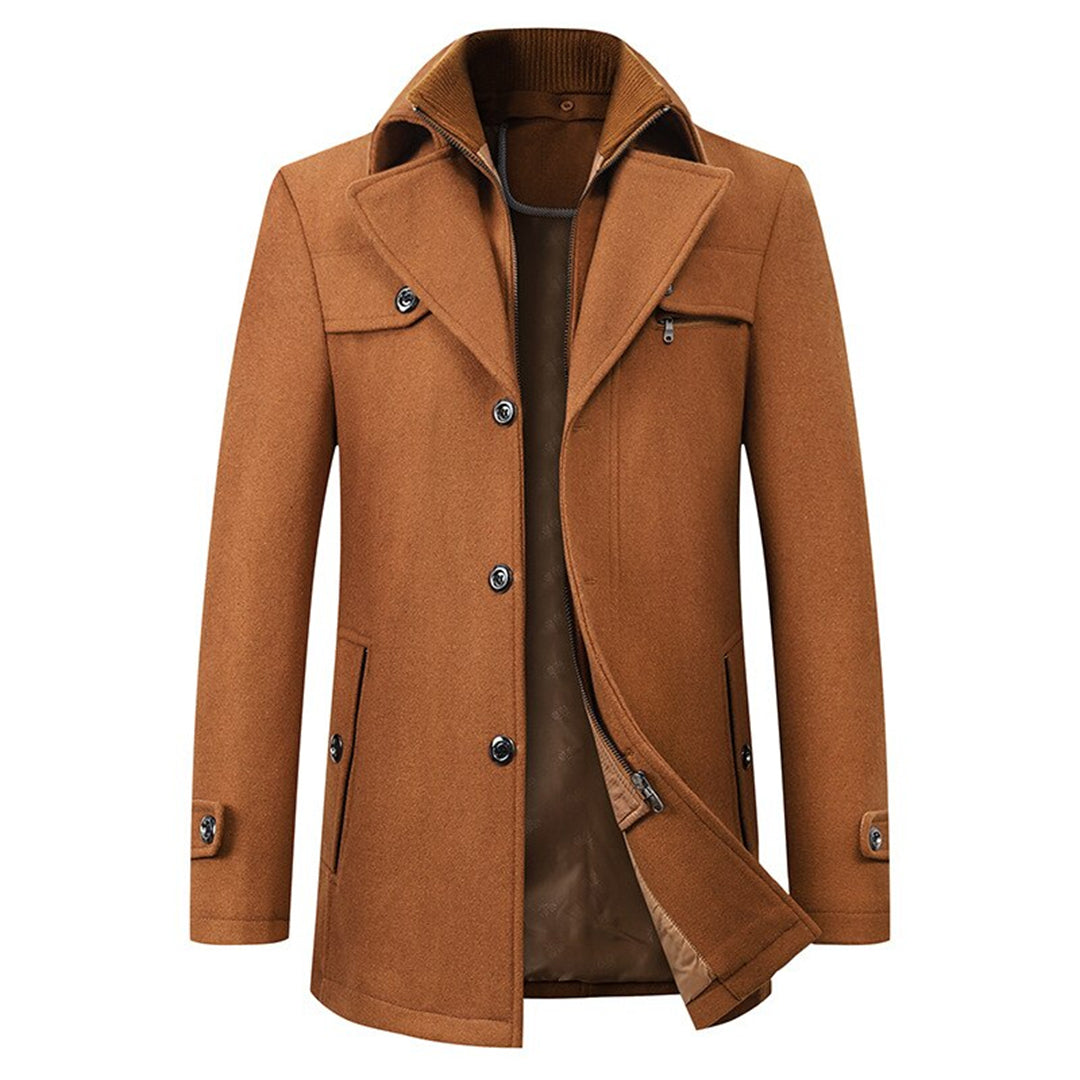 Veste Ajustée avec Fermeture Zippée pour Hommes | Idéale pour l’Hiver