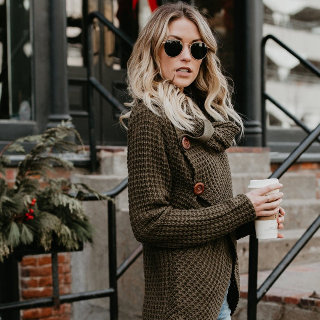 Pull Tricoté pour Femme en Polyester | Coupe Ajustée