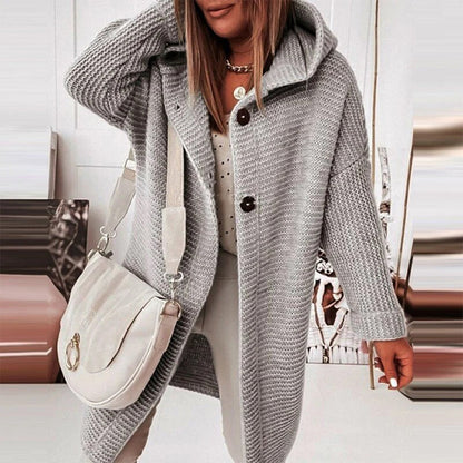 Gilet Long avec Manches Longues pour Femme | Idéal pour Automne et Intérieur
