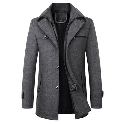 Veste Ajustée avec Fermeture Zippée pour Hommes | Idéale pour l’Hiver