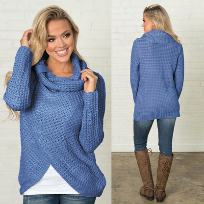 Pull Tricoté pour Femme en Polyester | Coupe Ajustée