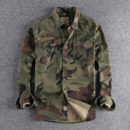 Chemise Slim Fit À Motif Camouflage Pour Homme | Idéal Pour Tenues Décontractées