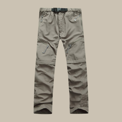 Pantalon Convertible avec Taille Élastique pour Homme | Idéal pour les Activités Extérieures