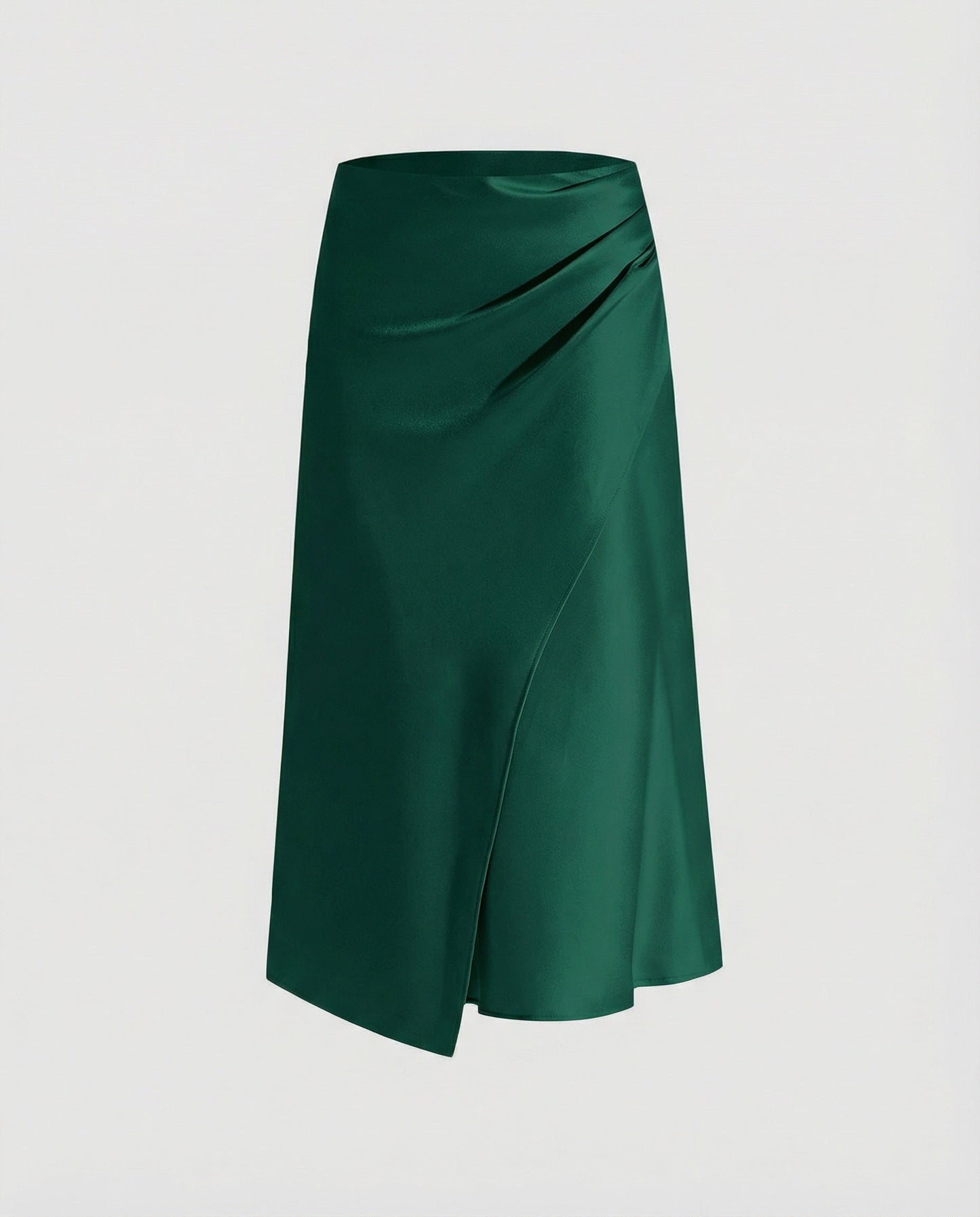 Jupe Portefeuille Fluide avec Drapé et Taille Ajustable pour Femme | Idéale pour Quotidien et Occasions