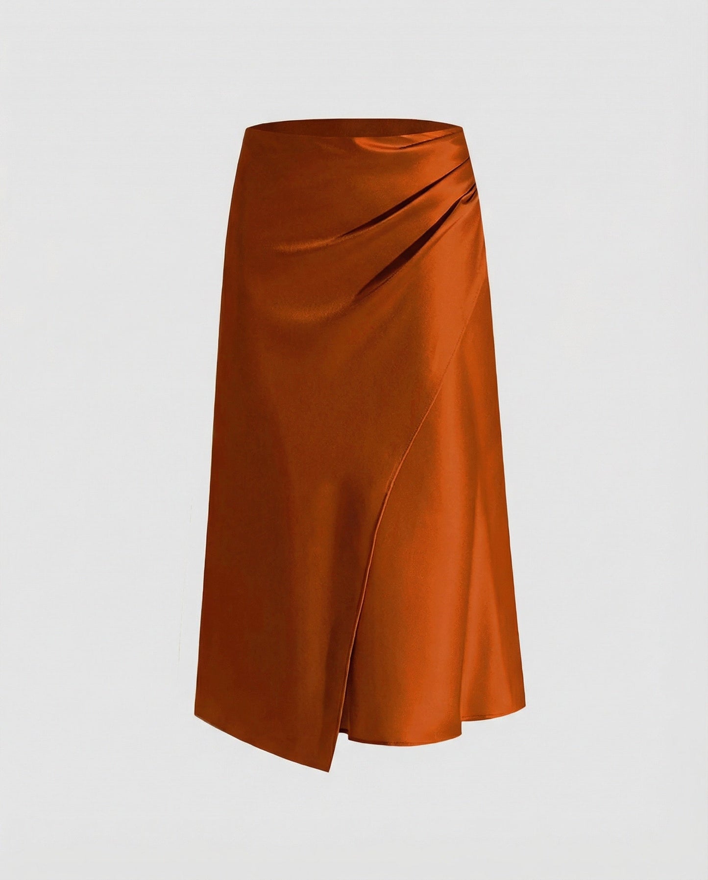 Jupe Portefeuille Fluide avec Drapé et Taille Ajustable pour Femme | Idéale pour Quotidien et Occasions