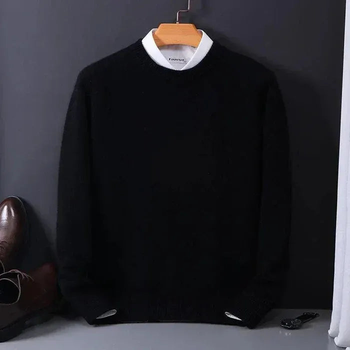 Pull ample à col rond pour homme | Idéal pour les journées décontractées ou les environnements intérieurs