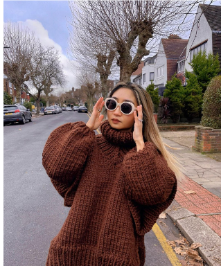 Pull Oversize avec Motif Tricoté pour Femme | Idéal pour La Mi-Saison