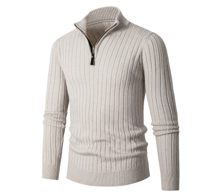 Pull À Demi-Fermeture Éclair Avec Col Montant Pour Hommes | Idéal Pour Un Usage Quotidien