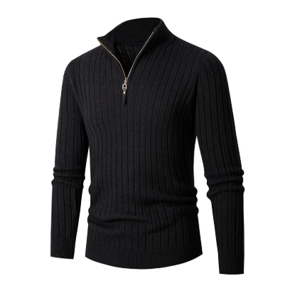 Pull À Demi-Fermeture Éclair Avec Col Montant Pour Hommes | Idéal Pour Un Usage Quotidien