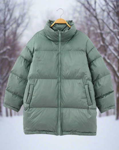 Doudoune Oversize avec Col Haut pour Femme | Idéale pour l’Hiver