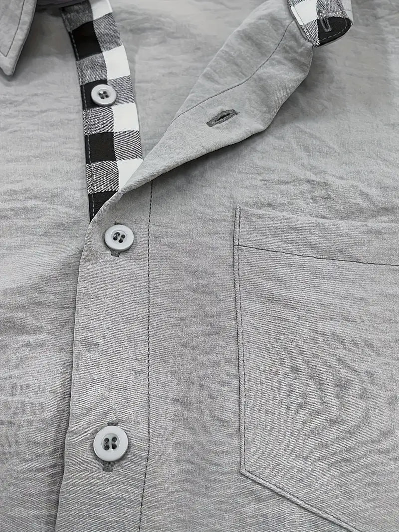 Chemise Décontractée à Manches Longues avec Fermeture Boutonnée pour Homme | Idéal pour le Quotidien