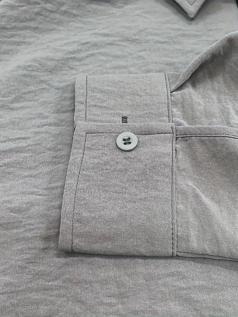 Chemise Décontractée à Manches Longues avec Fermeture Boutonnée pour Homme | Idéal pour le Quotidien