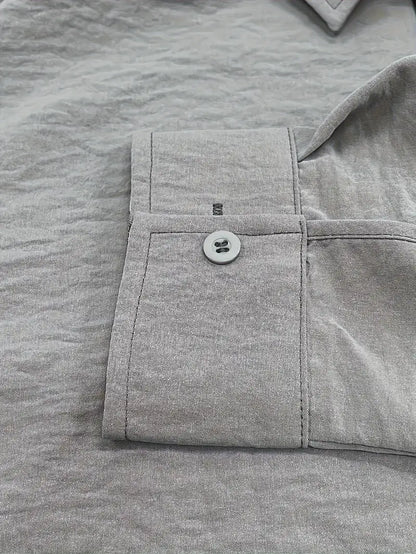 Chemise Décontractée à Manches Longues avec Fermeture Boutonnée pour Homme | Idéal pour le Quotidien