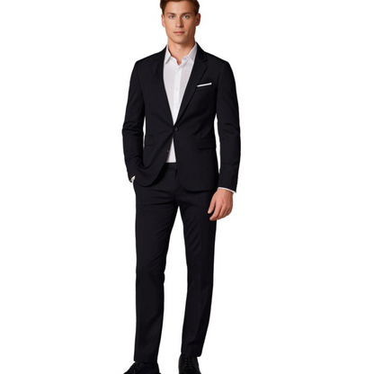 Costume Homme avec Blazer et Pantalon Droit | Idéal Pour Les Occasions Formelles