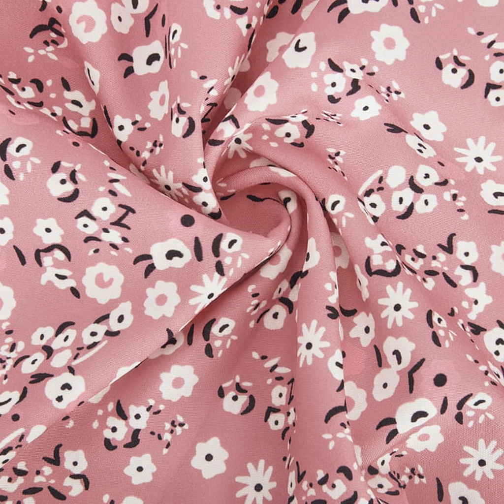 Robe Mi-Longue Avec Imprimé Floral Et Col En V Pour Femmes | Idéale Pour Les Journées D’été
