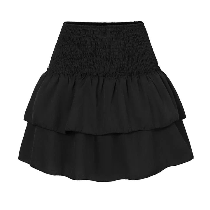 Jupe Courte avec Taille Élastique pour Femme | Idéale pour les Journées Printanières ou Estivales
