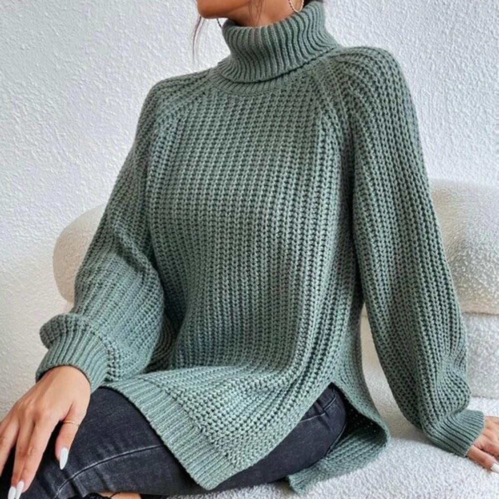 Pull À Col Roulé avec Coupe Ample pour Femme | Idéal pour La Saison Fraîche