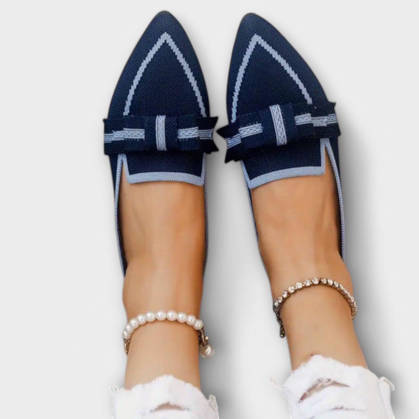 Chaussures Plates avec Nœud pour Femmes | Idéal pour Un Usage Quotidien