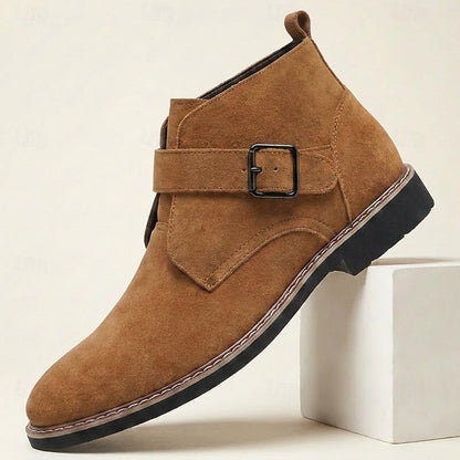 Bottines à boucle pour hommes