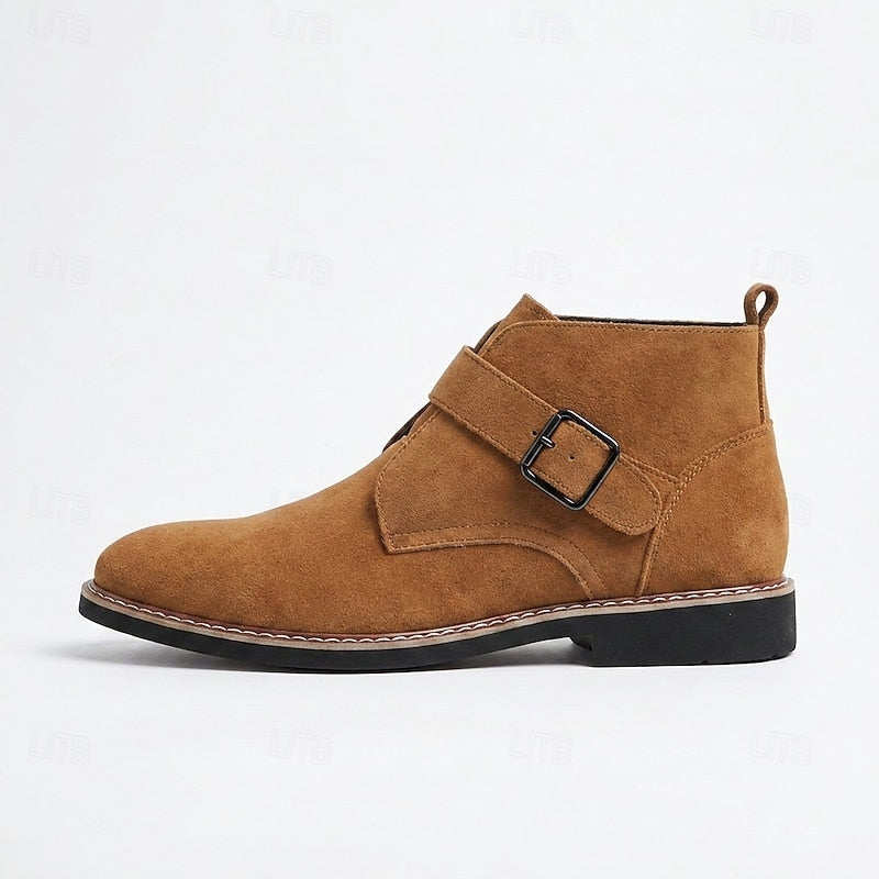 Bottines à boucle pour hommes