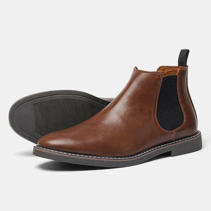Chelsea boots avec panneaux élastiques pour homme | Idéales pour l'automne